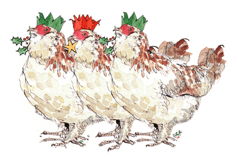 The Chocolate Detective Three French Hens Eggs