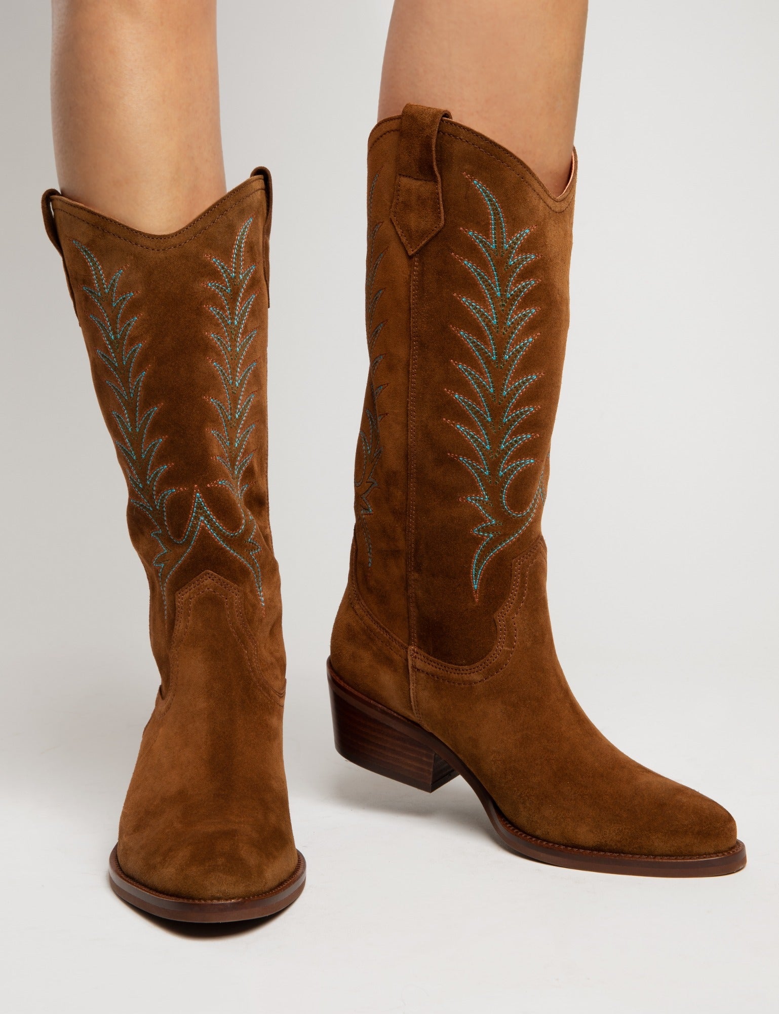 PC Goldie Cowboy Boots Peat Cordelia James