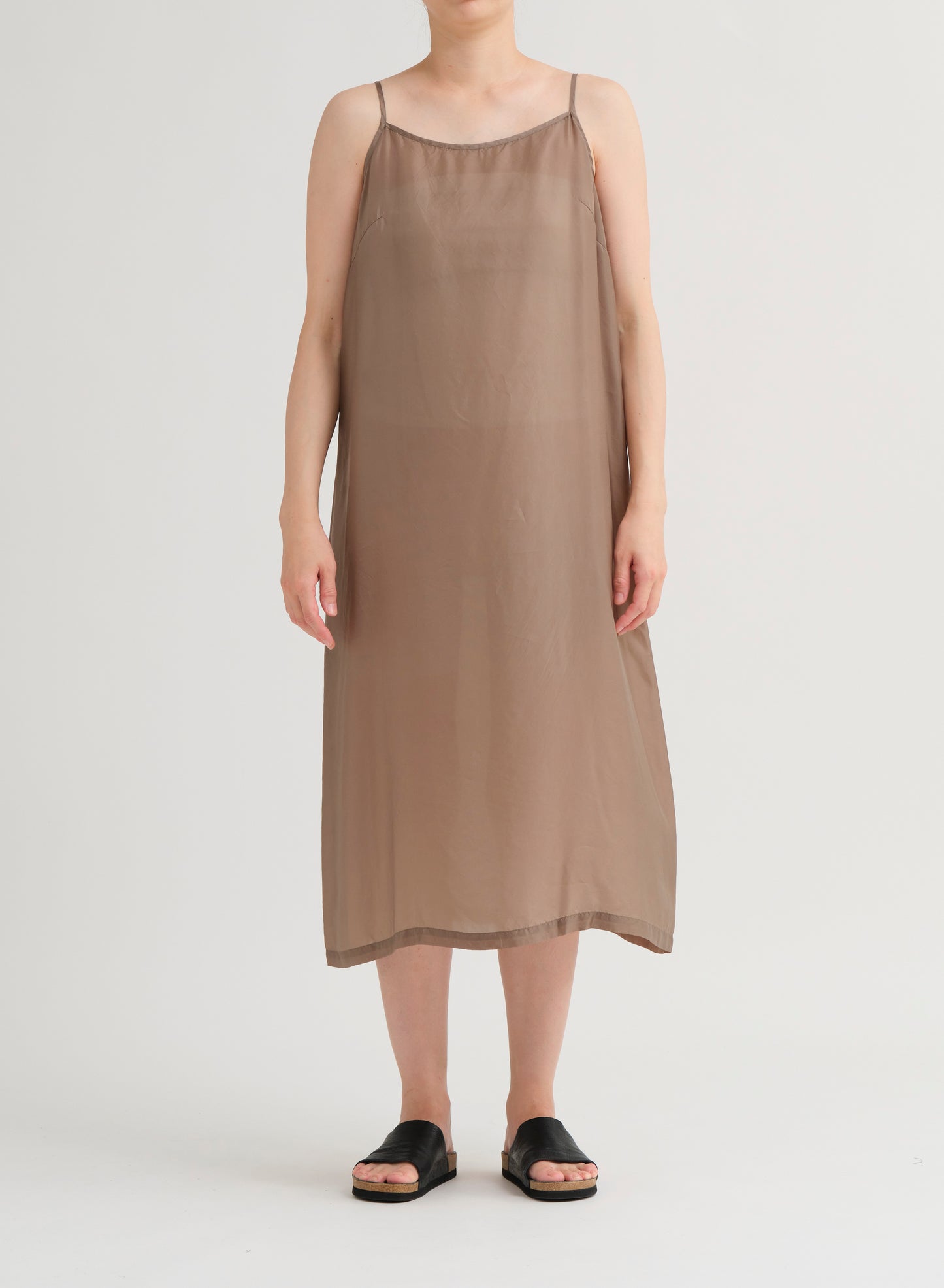 Pas De Calais 4458 Slip Dress Khaki