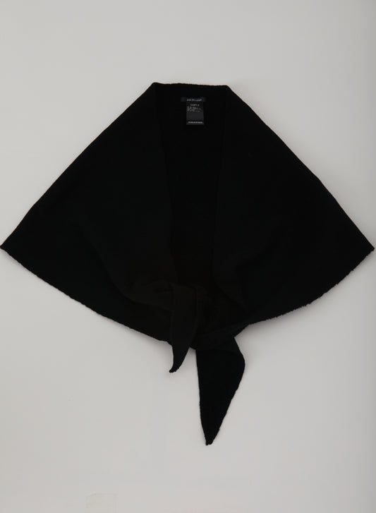 Pas De Calais 0655 Triangular Scarf Black
