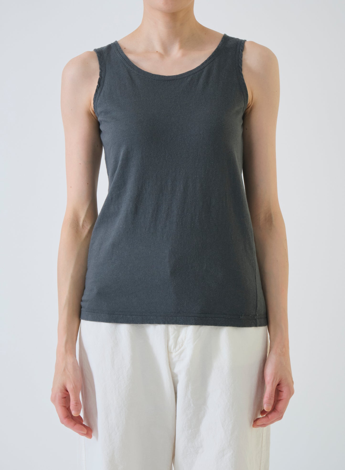 Pas De Calais 1156 Tank Top Charcoal