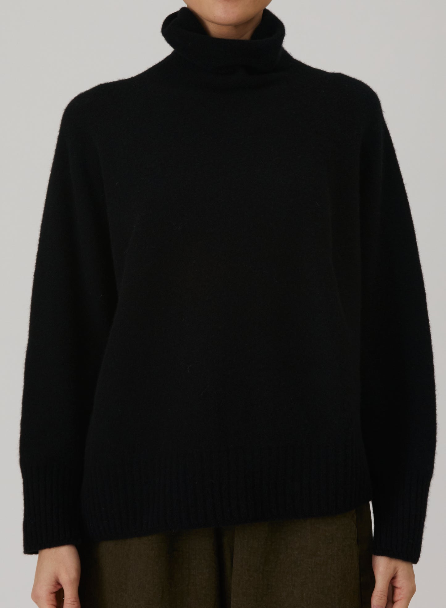 Pas De Calais 2705 Turtleneck Jumper Black