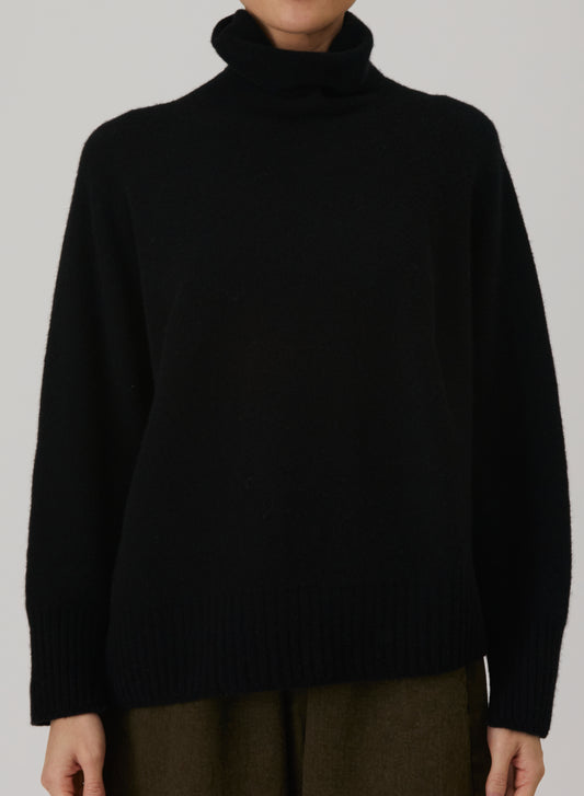 Pas De Calais 2705 Turtleneck Jumper Black