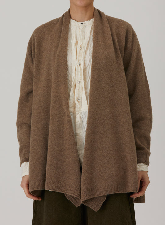 Pas De Calais 2707 Haori Cardigan Brown