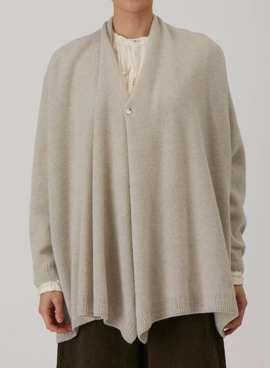 Pas De Calais 2707 Haori Cardigan Greige