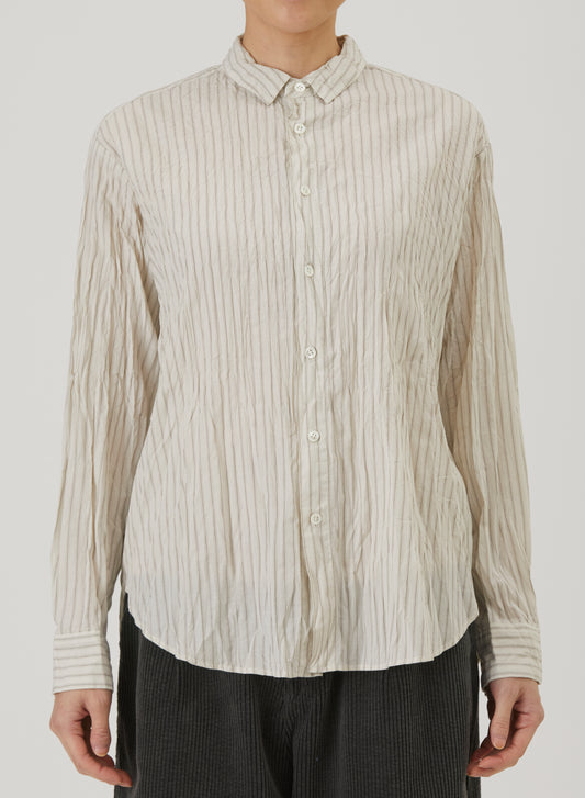 Pas De Calais 6855 Stripe Shirt Ivory