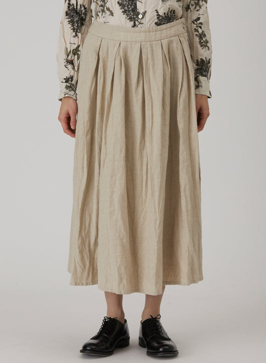 Pas De Calais 7492 Canvas Skirt Natural