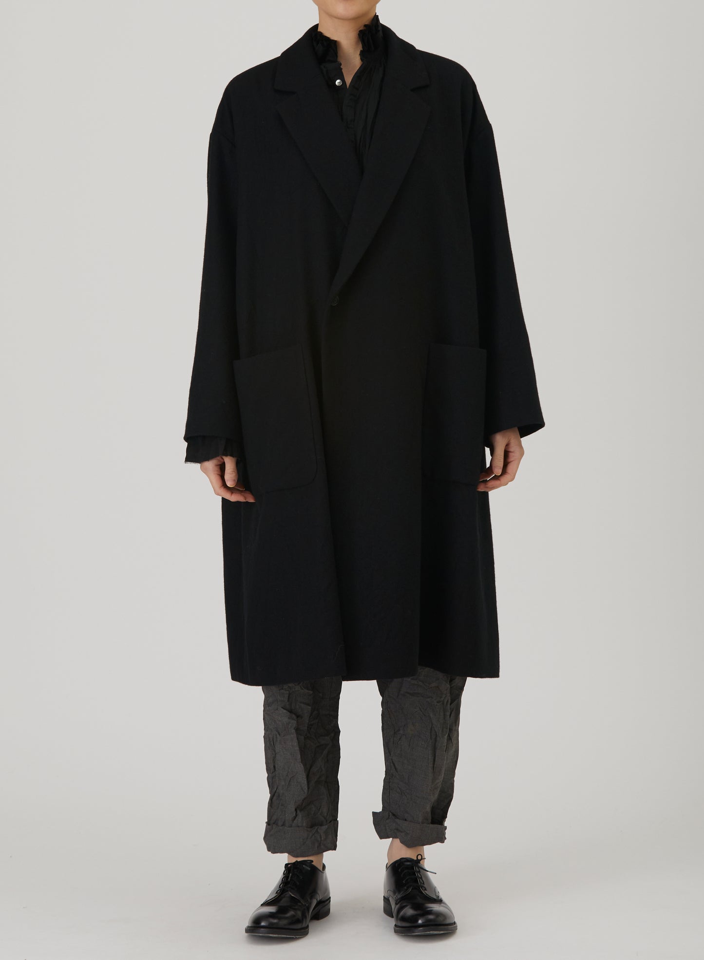 Pas De Calais 9394 Tailored Coat Black PRE-ORDER