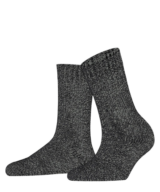 Falke 46902 Marble Cloud Socks Black