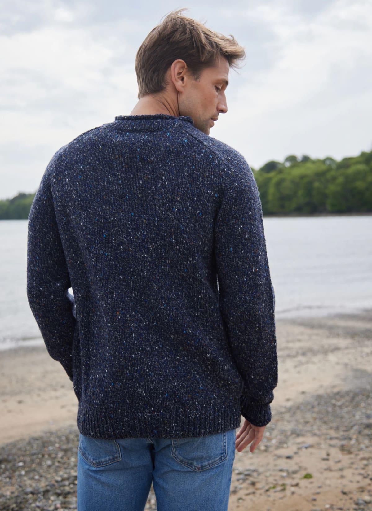 Fisherman 818 Jumper Navy Slate