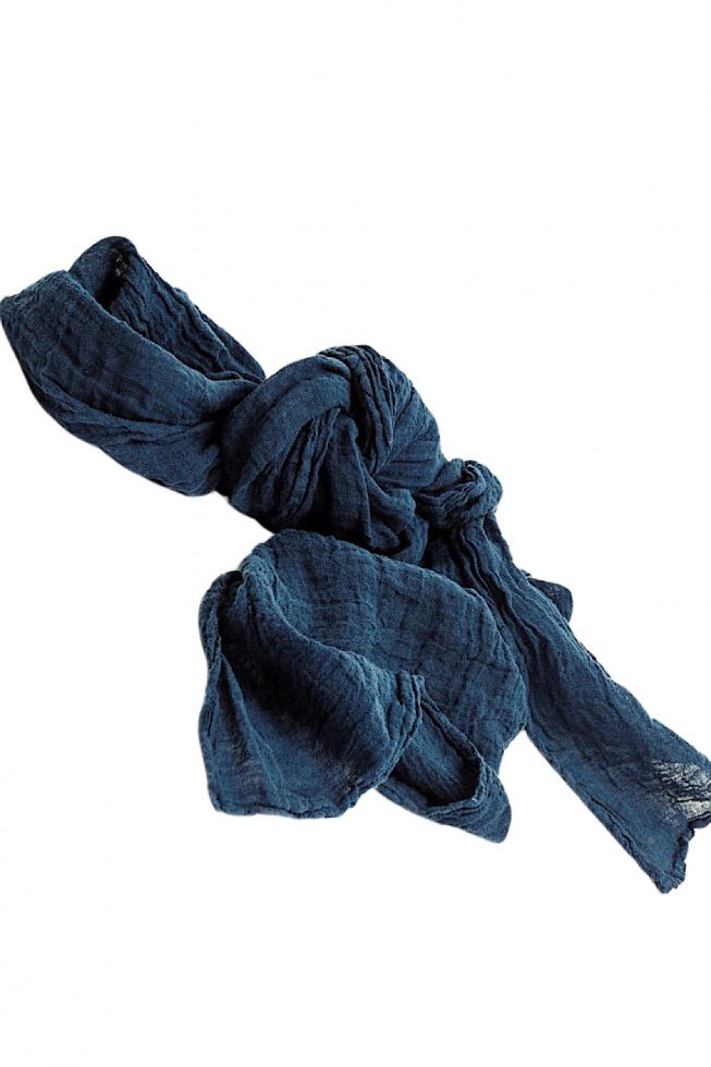 Couleur Chanvre Scarf Japanese Blue