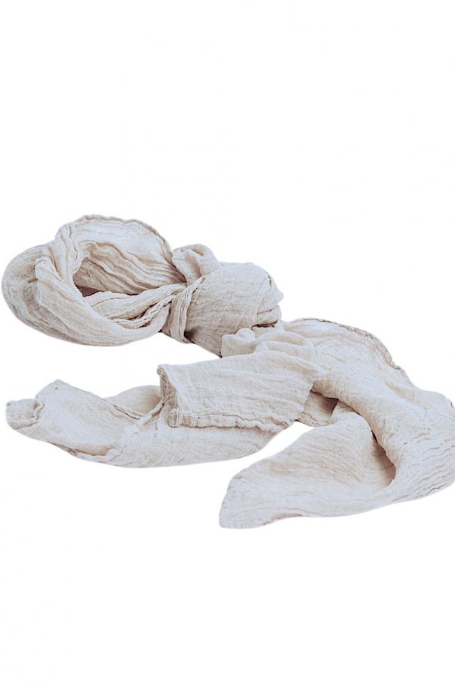 Couleur Chanvre Scarf Pearl Grey