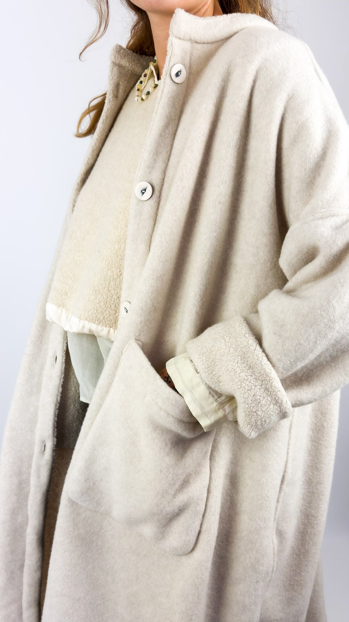 Sula Dog Coat Eggnog