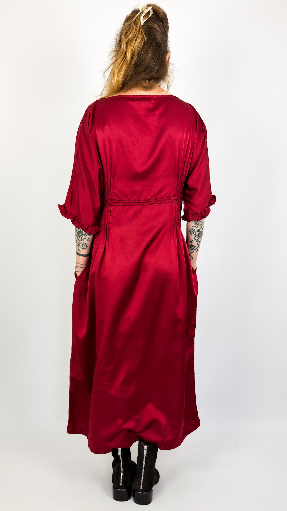 Sula Doris Dress Red Dahlia
