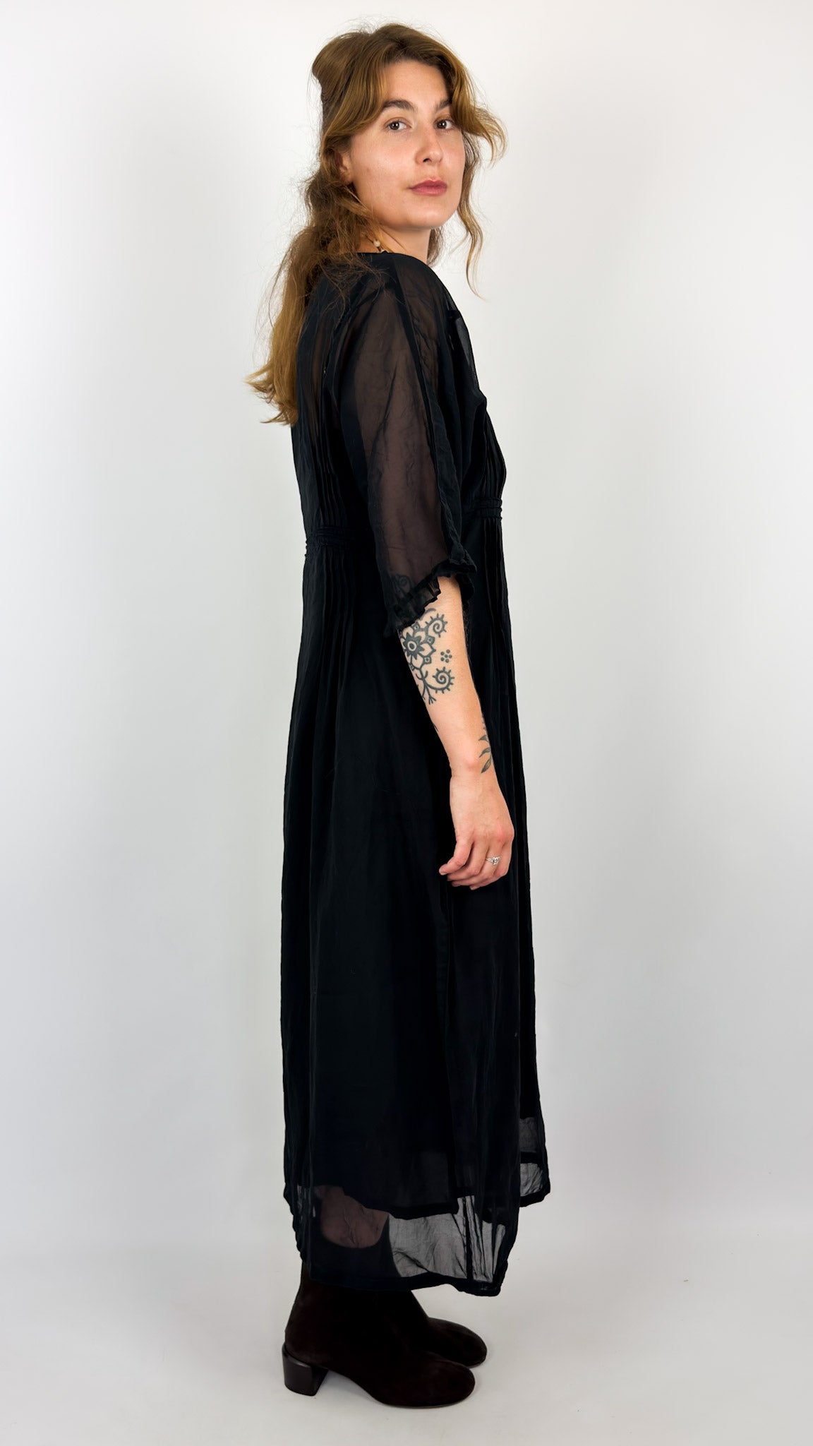 Sula Doris Dress Organdy Black