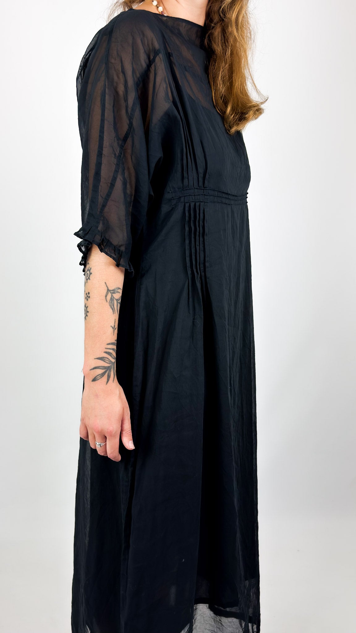 Sula Doris Dress Organdy Black
