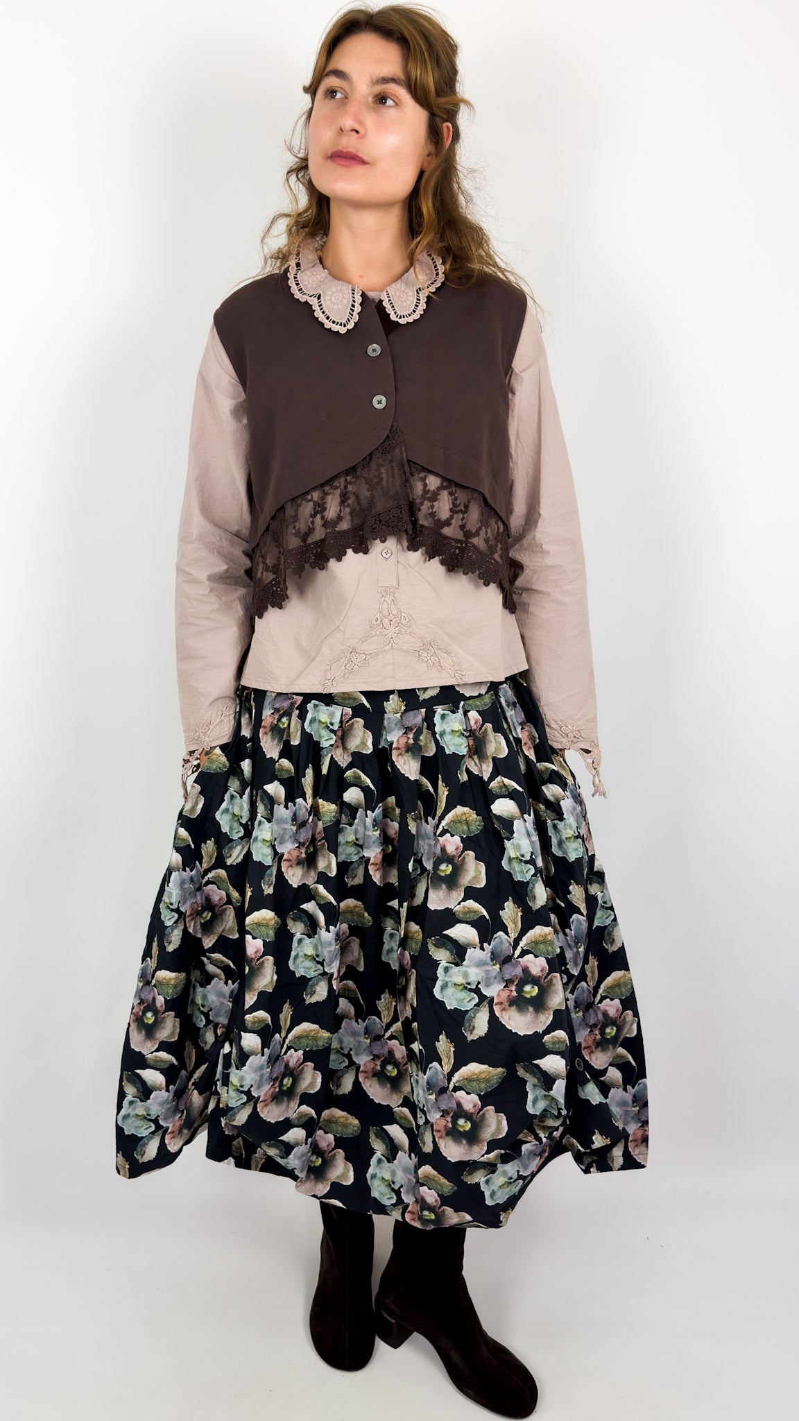 Ewa I Walla Olivia Waistcoat Raisin