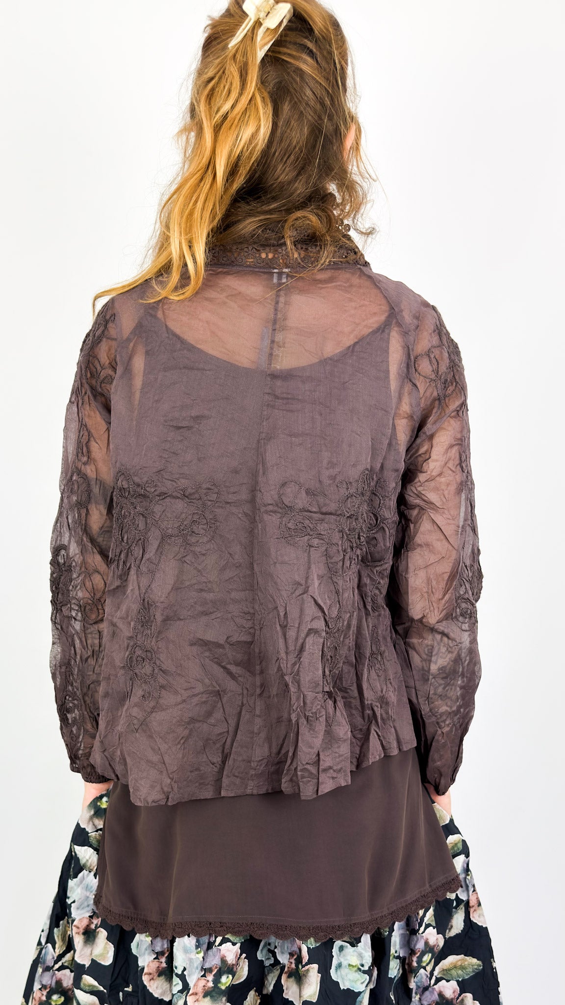 Ewa I Walla Rosa Blouse Raisin