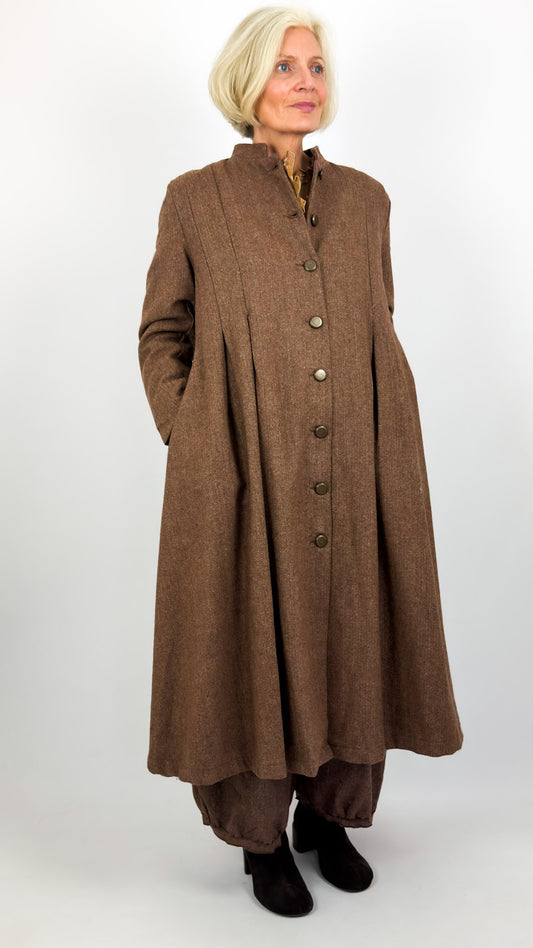 Les Ours Mae Coat Chevron