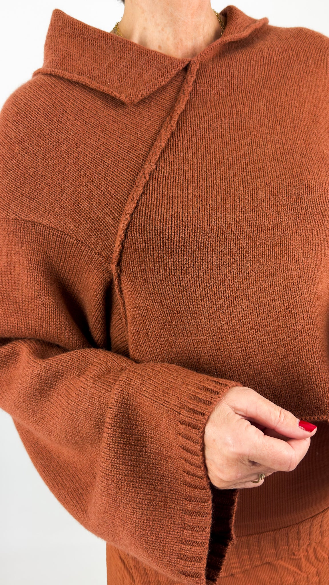 Rundholz DIP 2350703 Jumper Terracotta