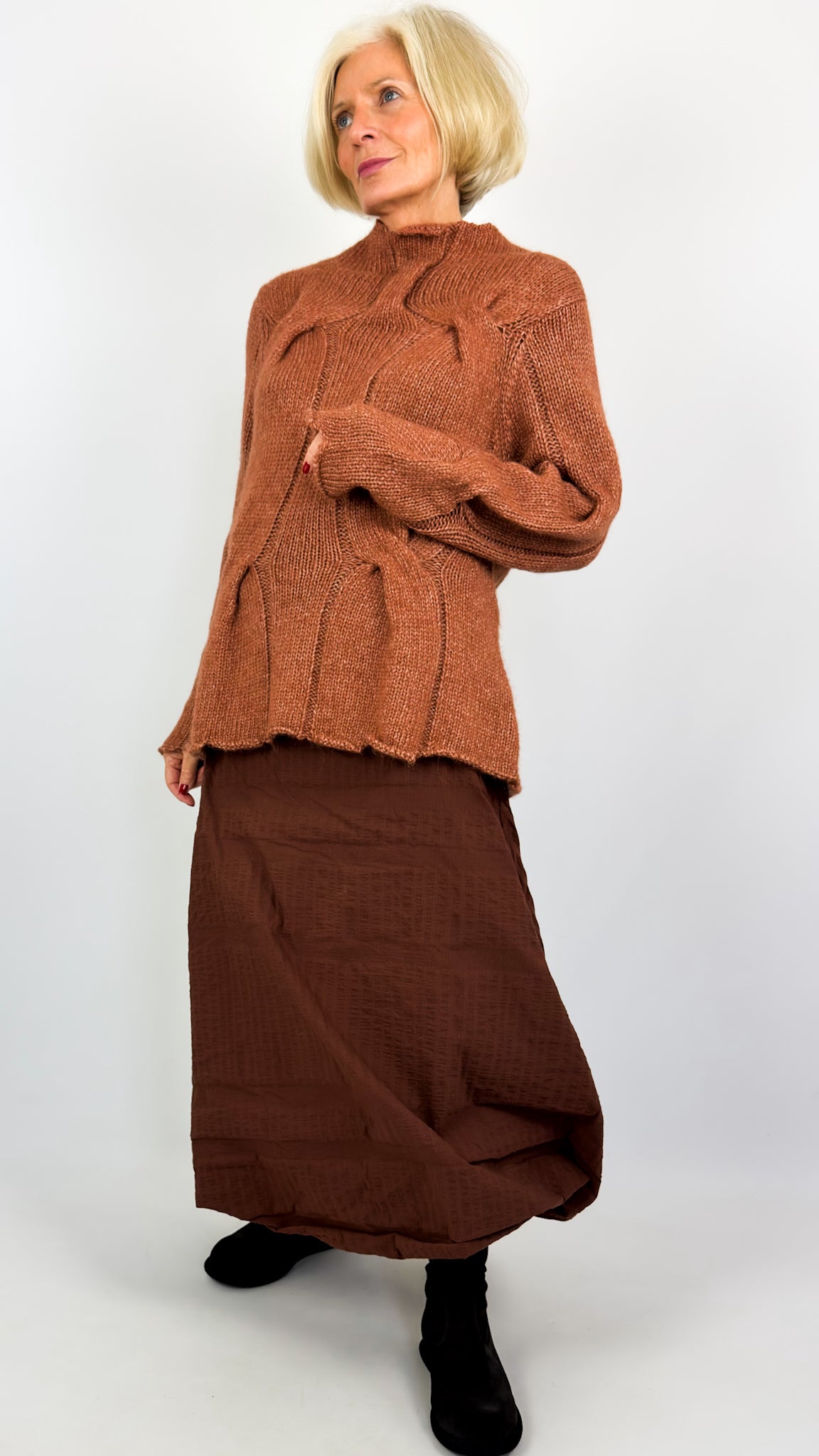 Rundholz DIP 0701 Jumper Terracotta Melange
