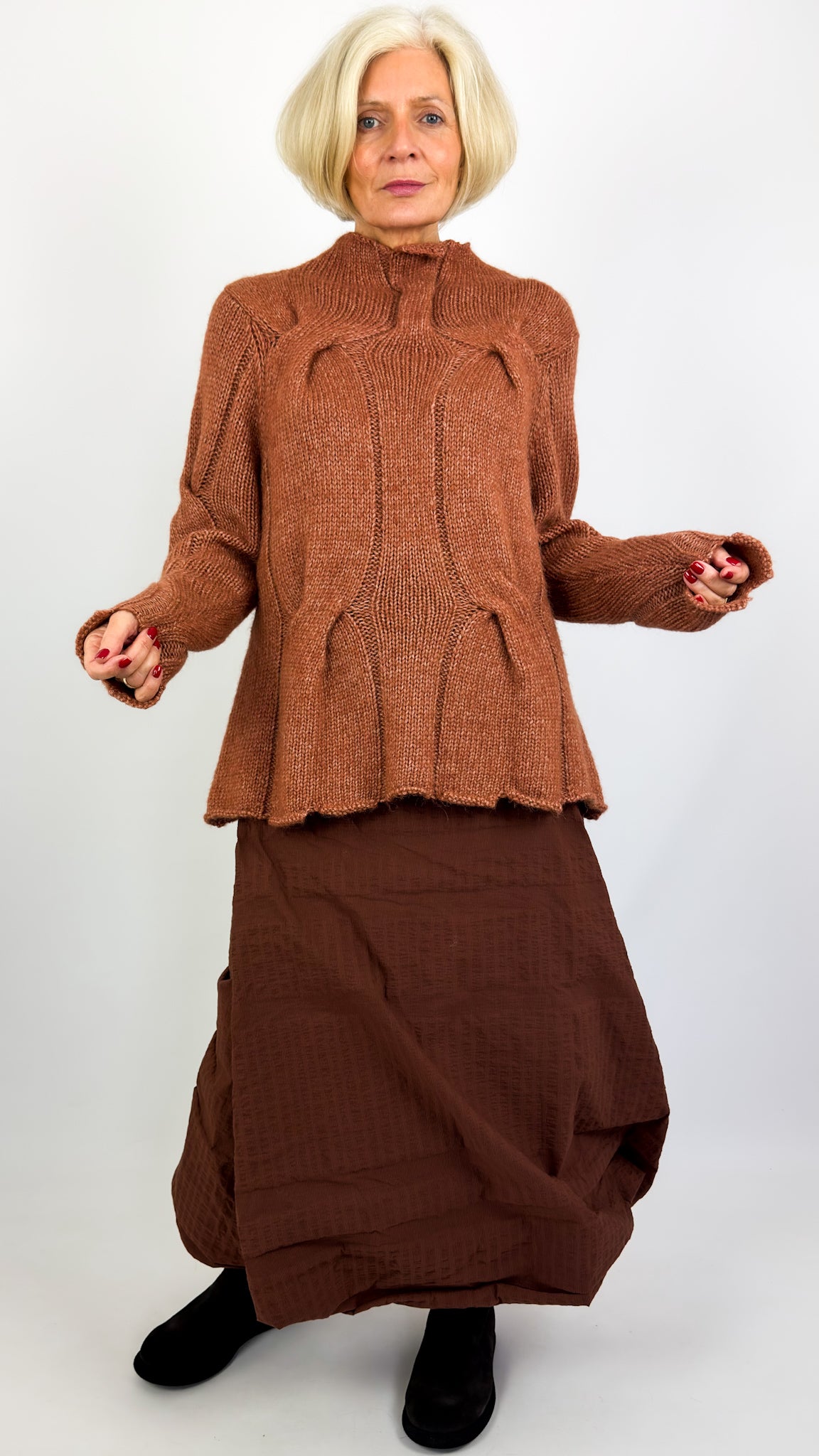 Rundholz DIP 0701 Jumper Terracotta Melange