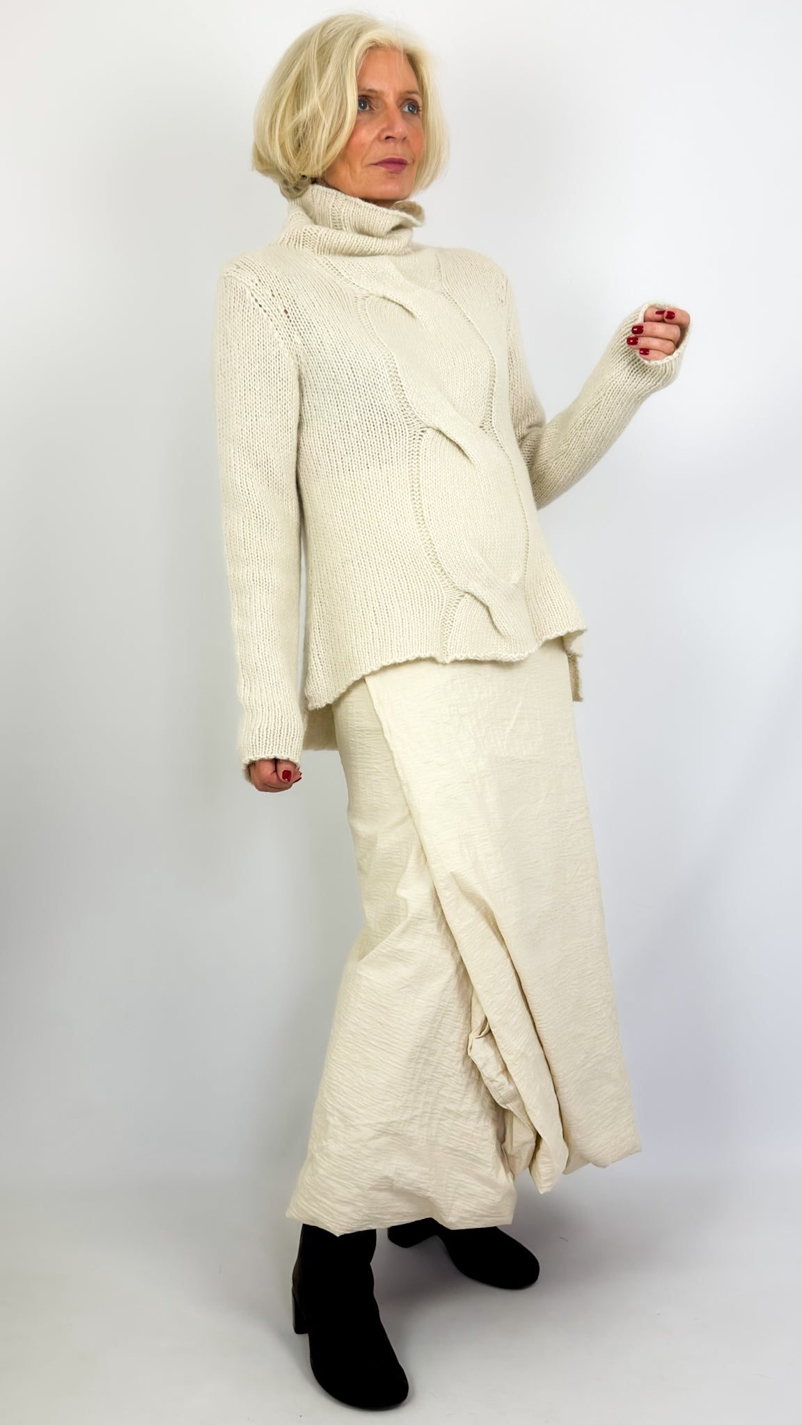 Rundholz DIP 2250703 Jumper Ivory Melange
