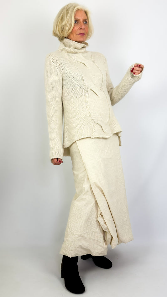 Rundholz DIP 2250703 Jumper Ivory Melange
