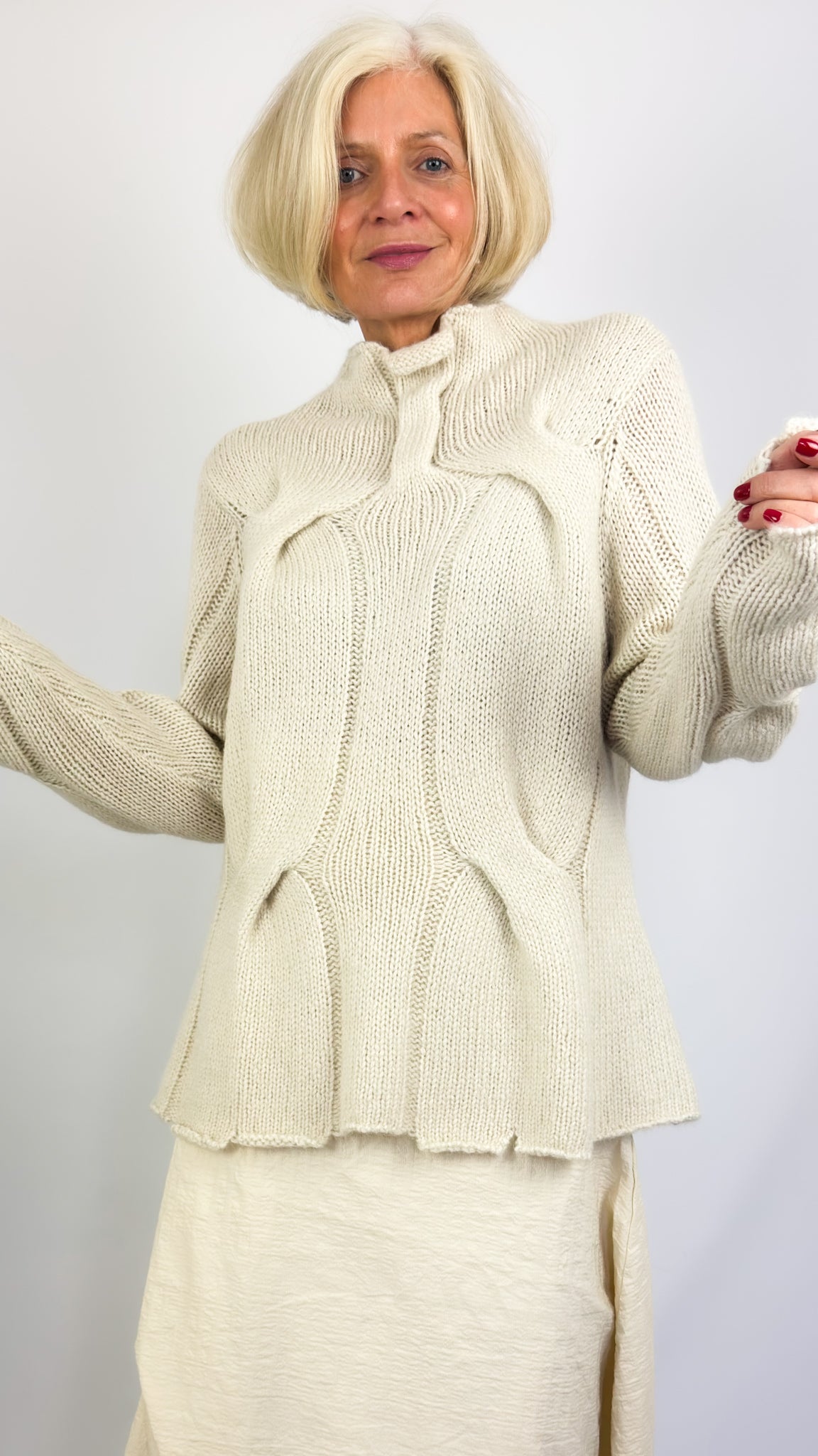 Rundholz DIP 0304 Skirt Ivory 3d