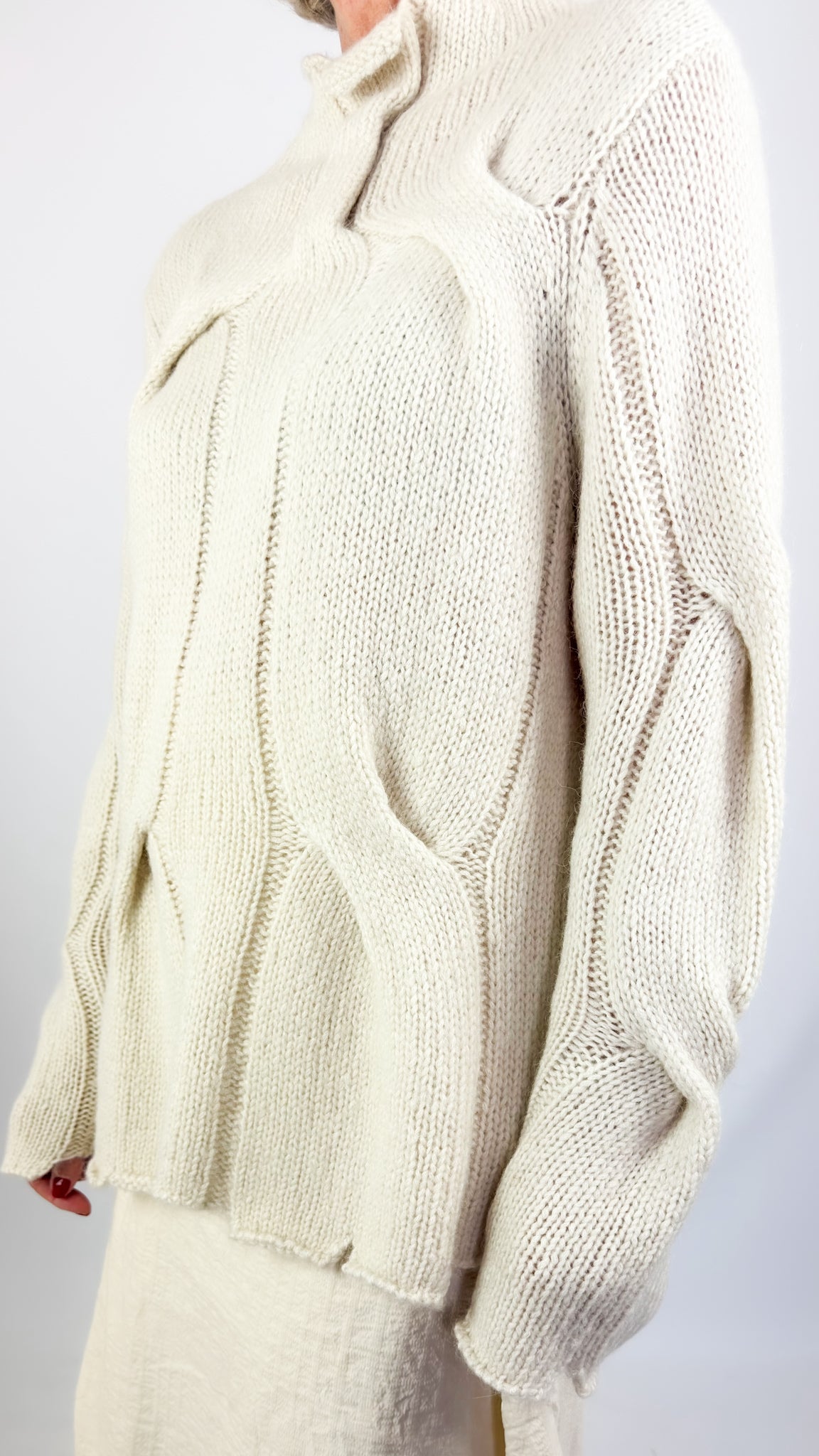 Rundholz DIP 0701 Jumper Ivory Melange