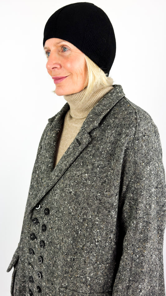 Klasica Feather Hat Black