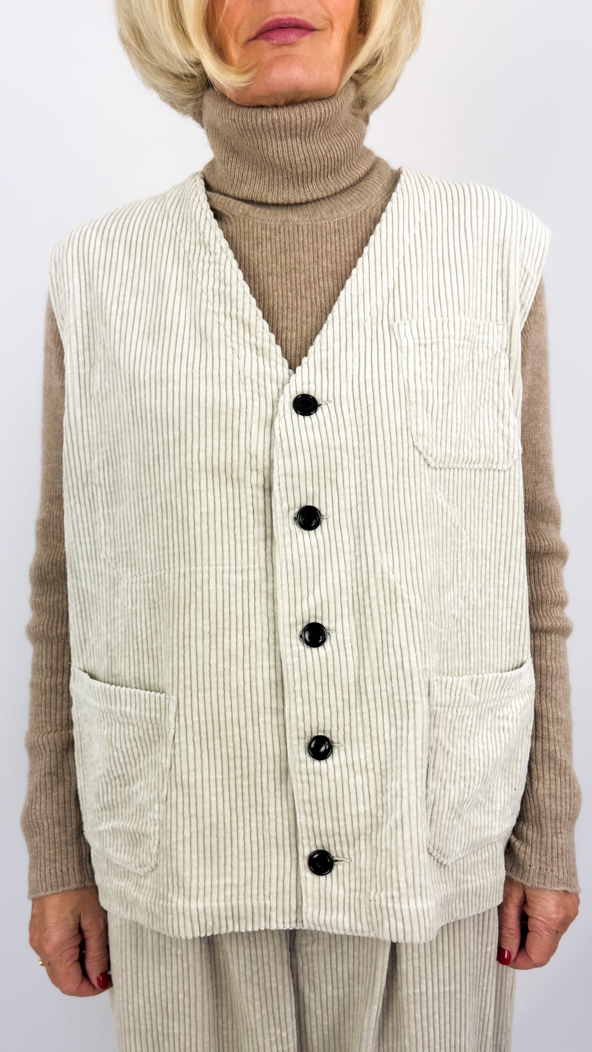 Klasica Malakoff Waistcoat Bone