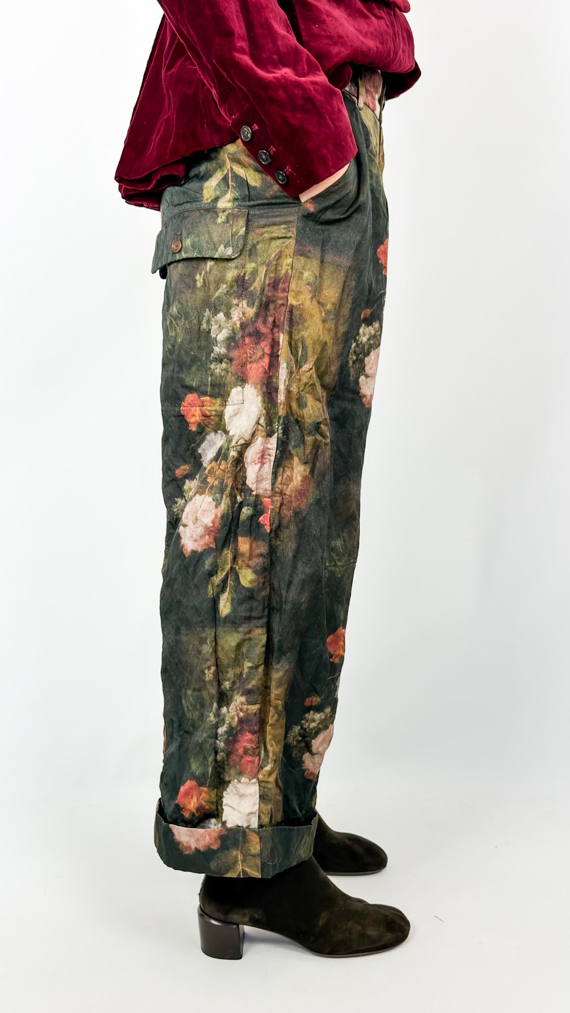 AM 1270 Wide Trousers Bouquet