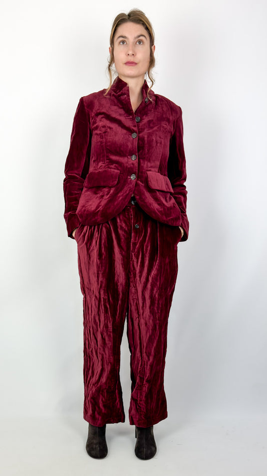 AM 8149 Pocket Trousers Red Velvet