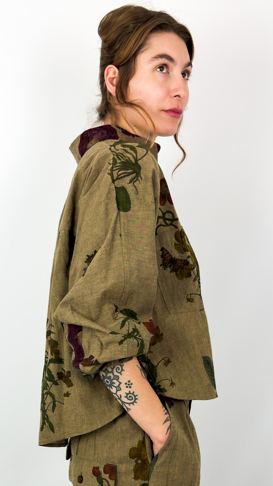 AM 0430 Airy Shirt Automne Rouge