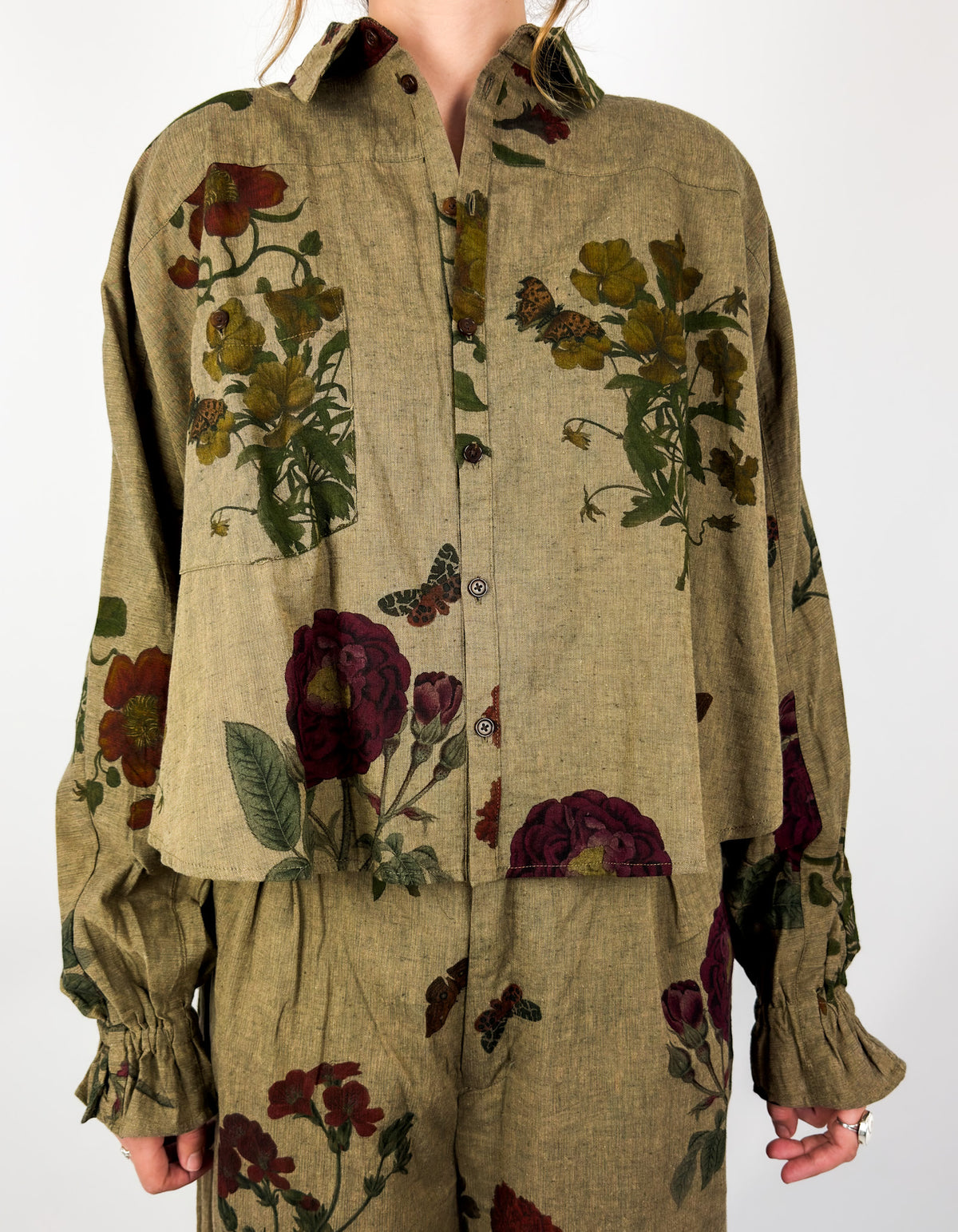 AM 0430 Airy Shirt Automne Rouge