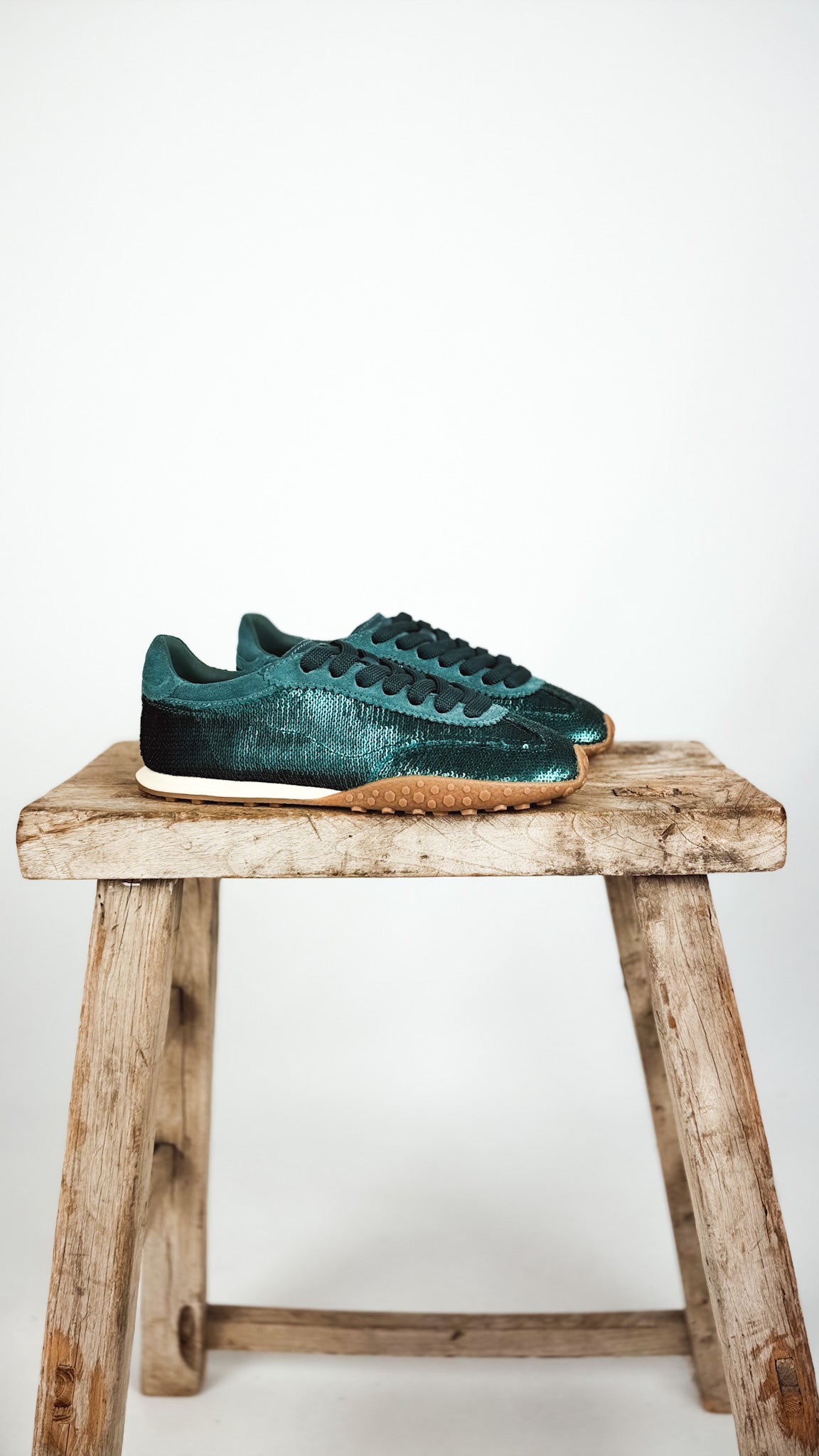 Hoff Bridge Trainers Sequins Teal
