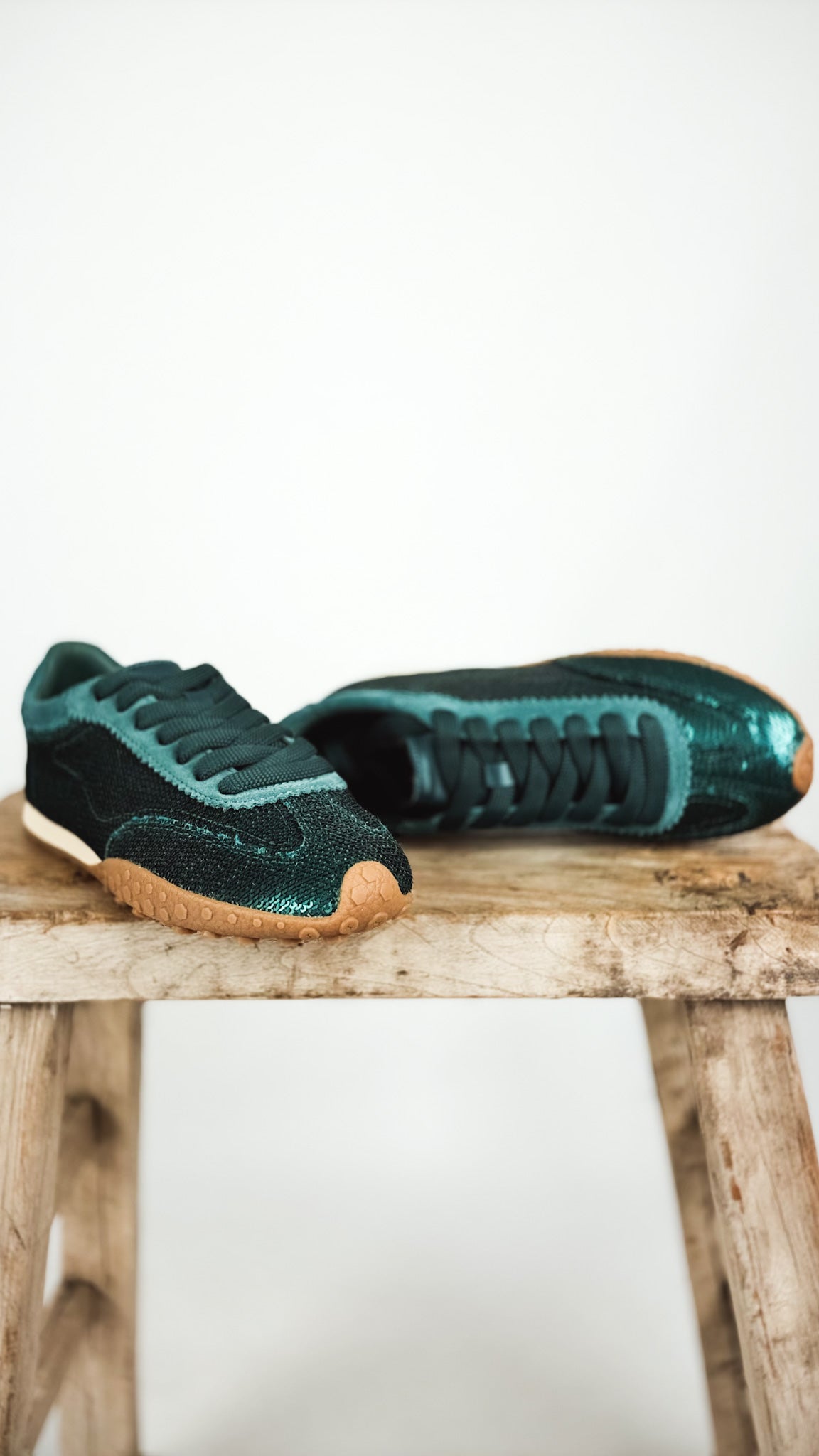 Hoff Bridge Trainers Sequins Teal