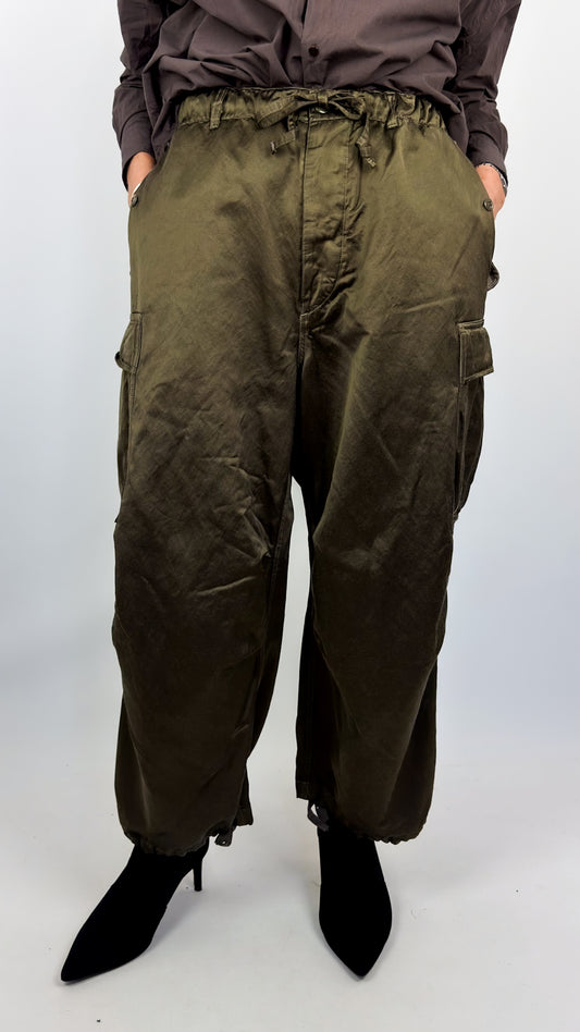 Toujours Baggy Trousers Olive