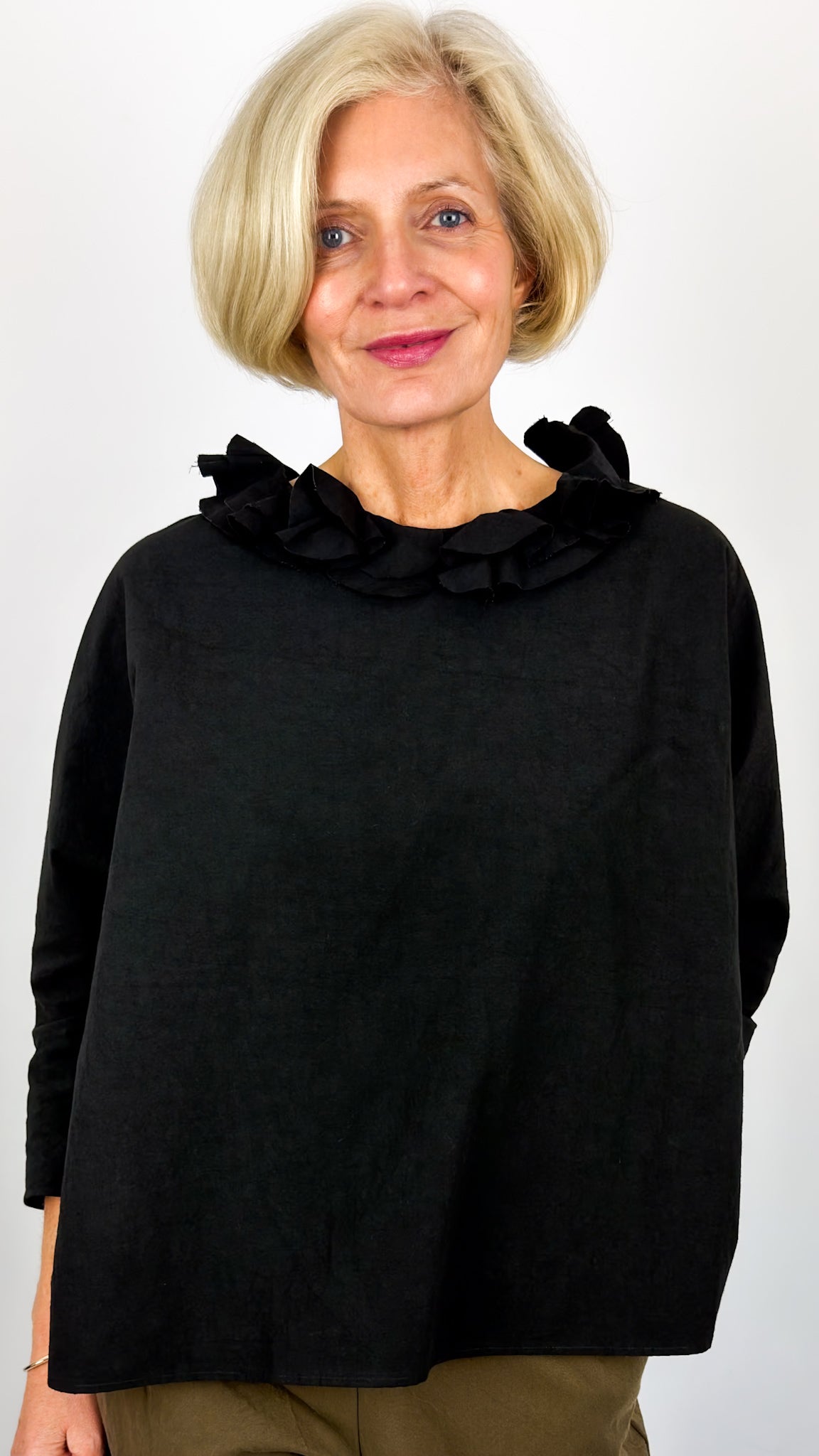 Apuntob 2089 Shirt Plain Black