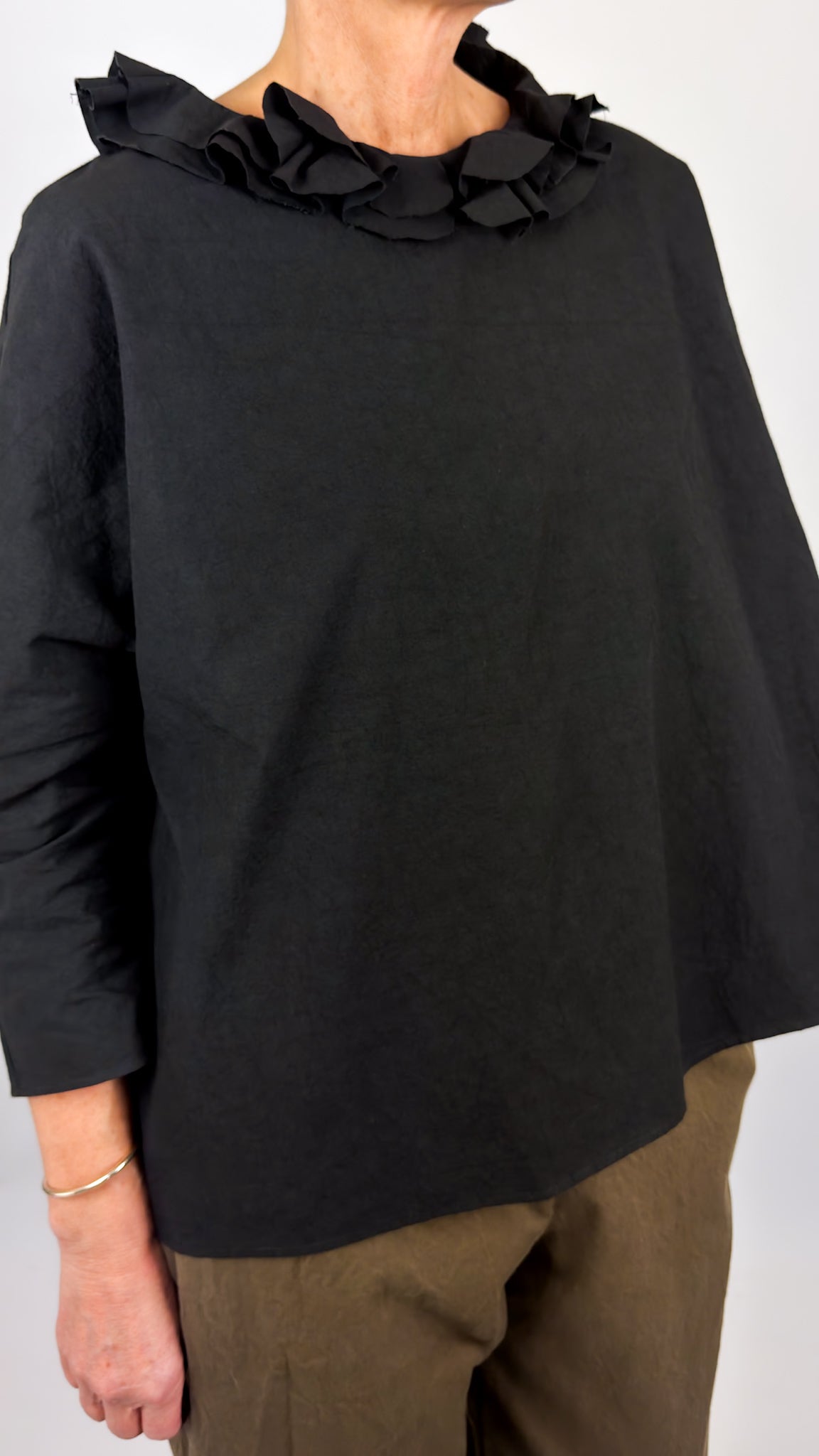 Apuntob 2089 Shirt Plain Black