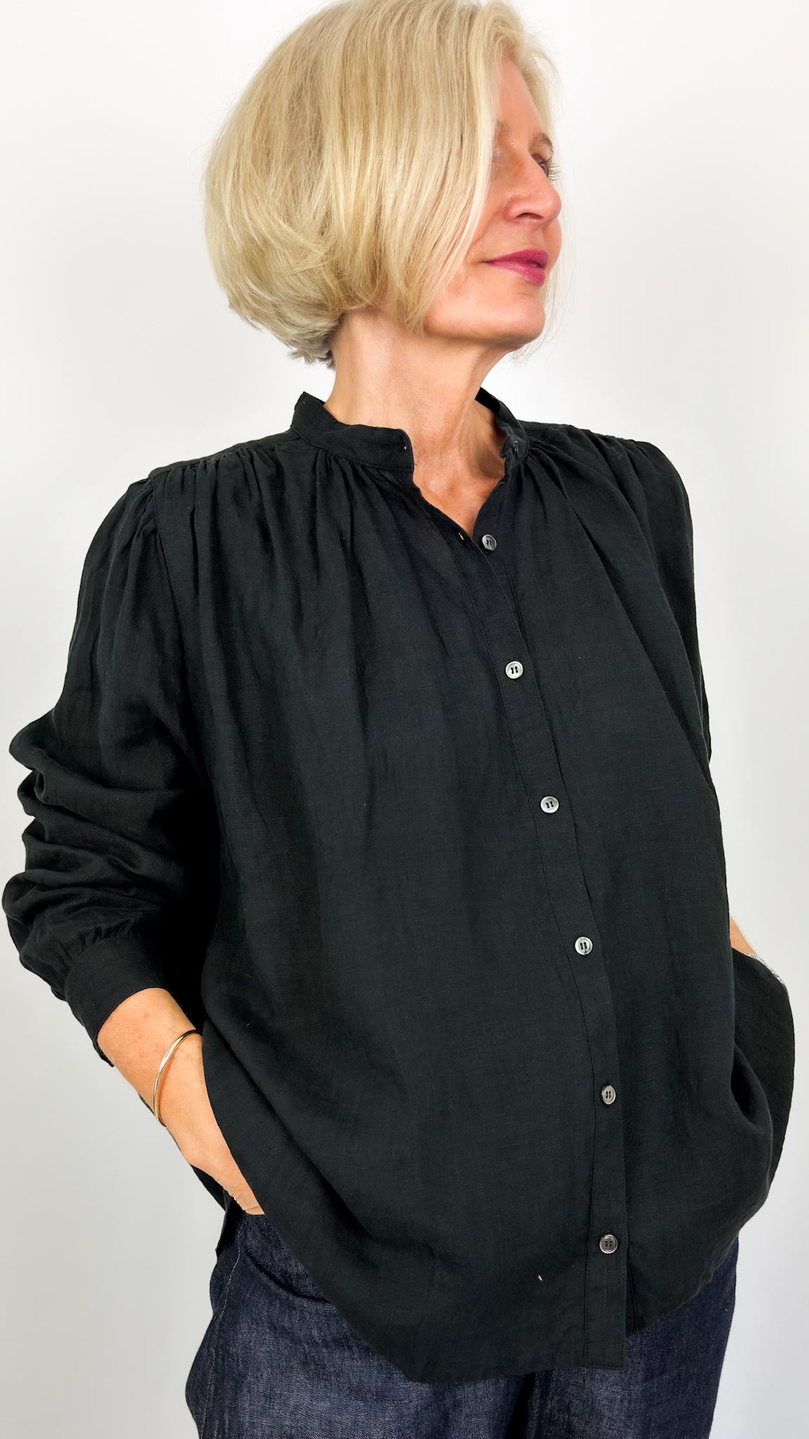 Ichi 301 French Shirt Black