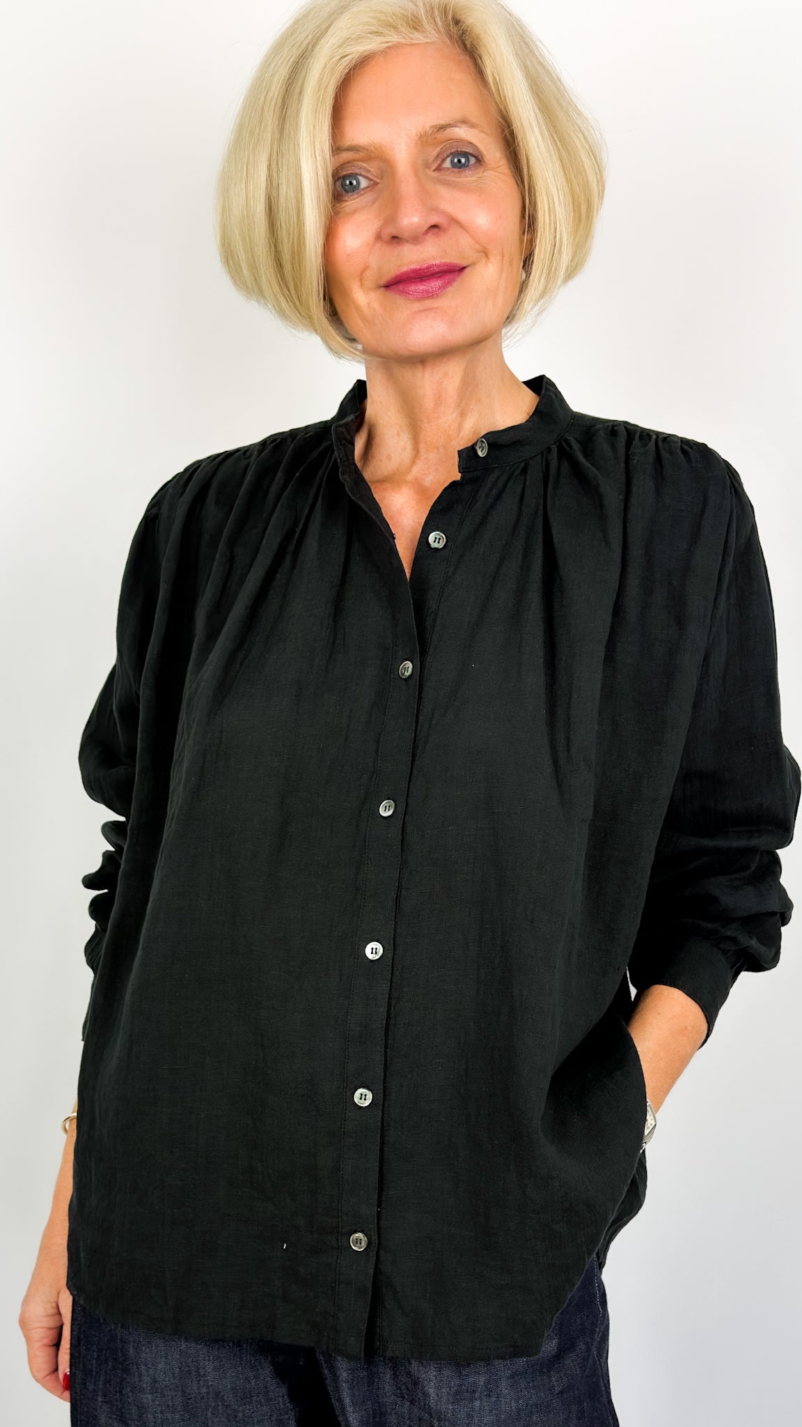 Ichi 301 French Shirt Black