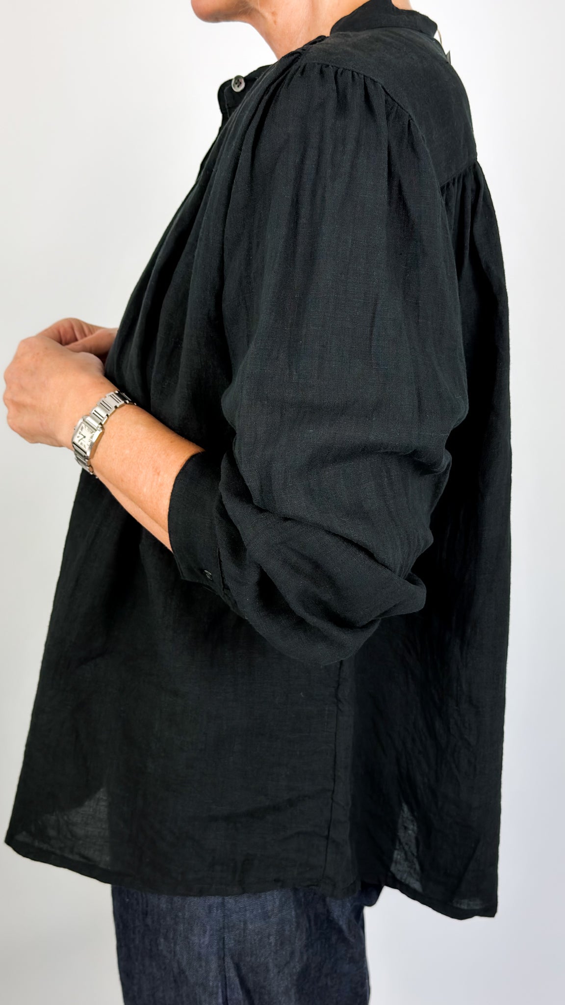 Ichi 301 French Shirt Black