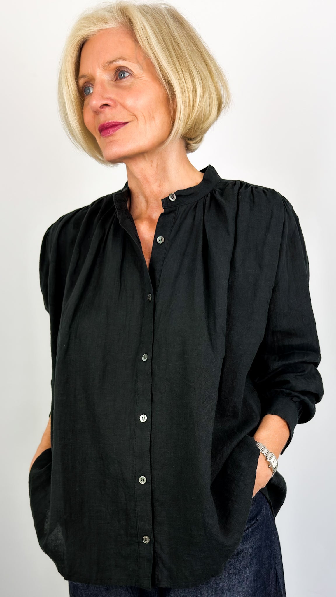 Ichi 301 French Shirt Black