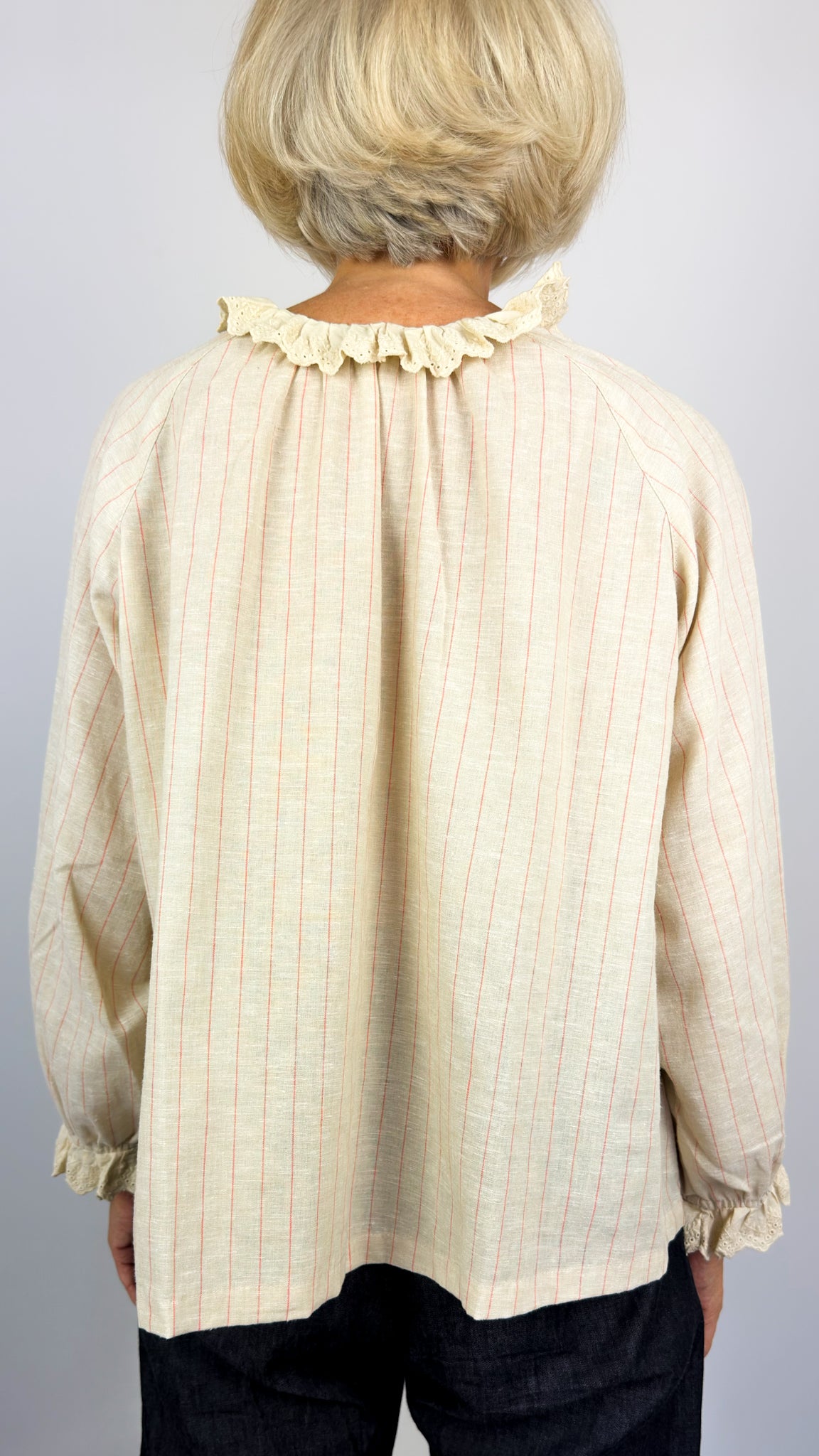 Ichi 315 Pinstripe Shirt Natural