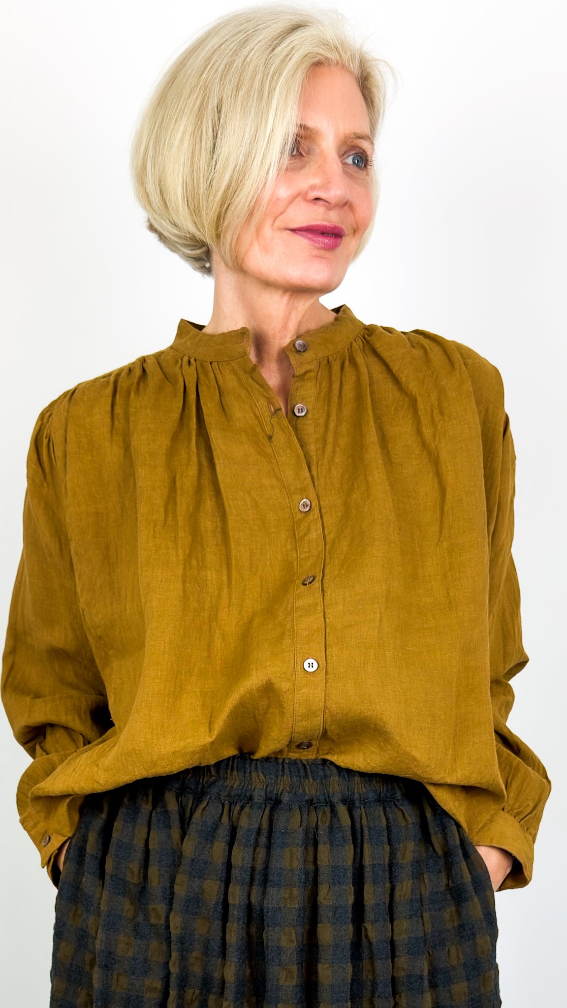 Ichi 301 French Shirt Camel