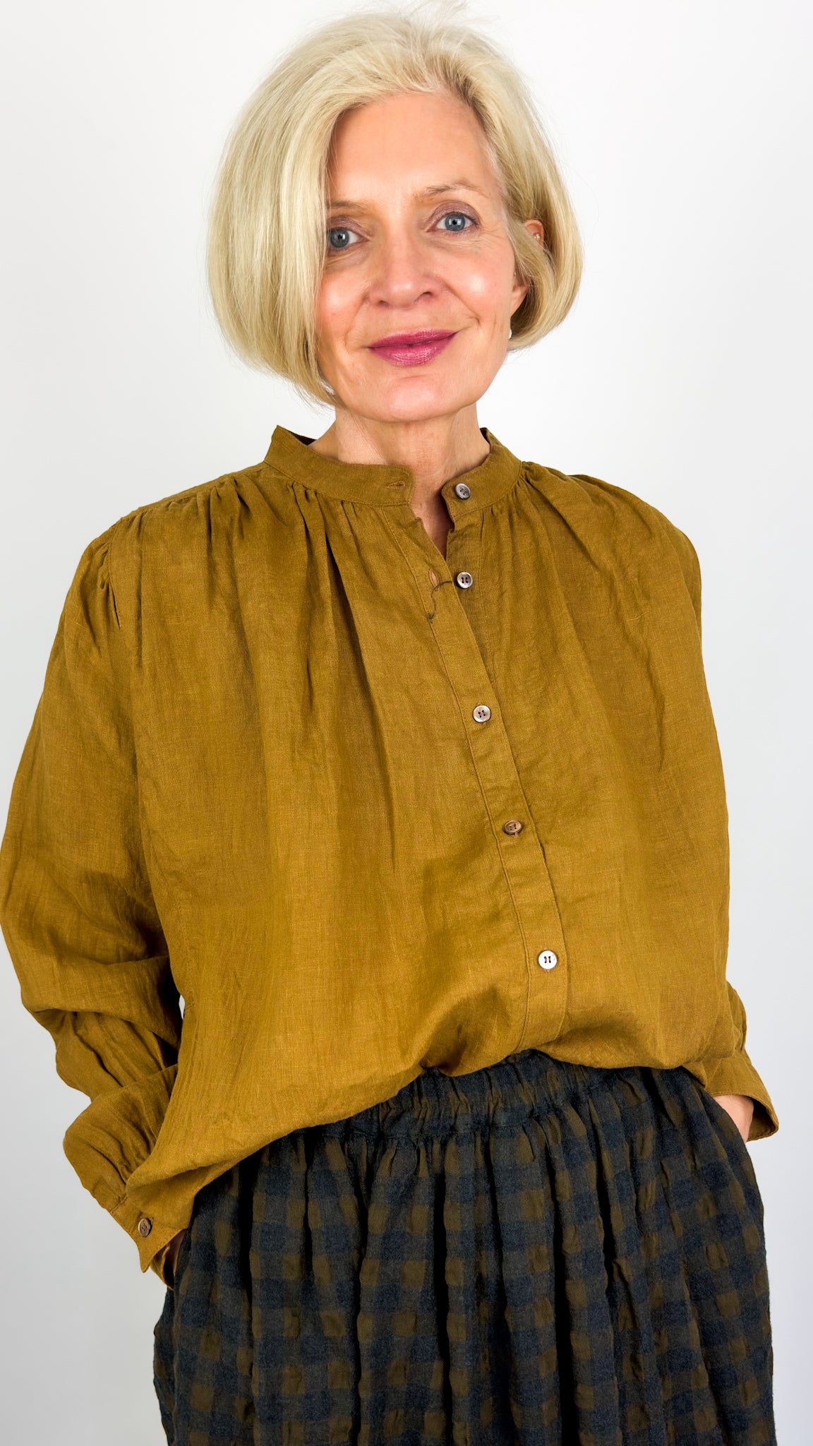 Ichi 301 French Shirt Camel
