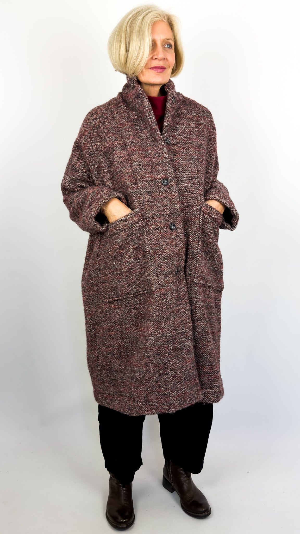 Mama B Hannah Coat Rosso