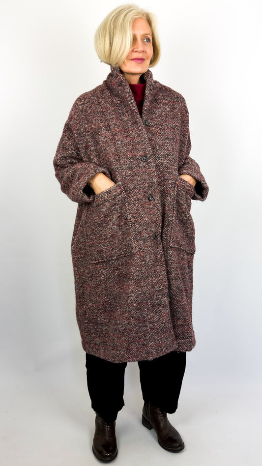 Mama B Hannah Coat Rosso